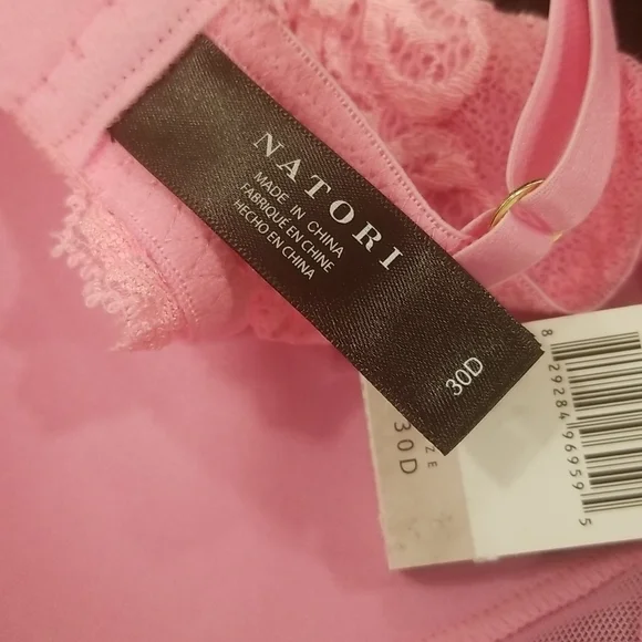 💕NATORI💕 Feathers Underwire Contour Bra ~ Posy Pink 30D NWT